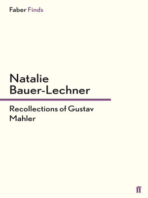 cover image of Recollections of Gustav Mahler
